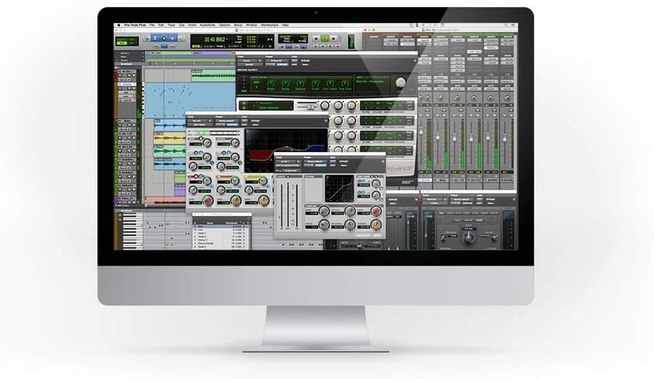 2x2 USB Type-C Audio Interface with Multimedia Monitors and Microphone Isolation Shield Z693796