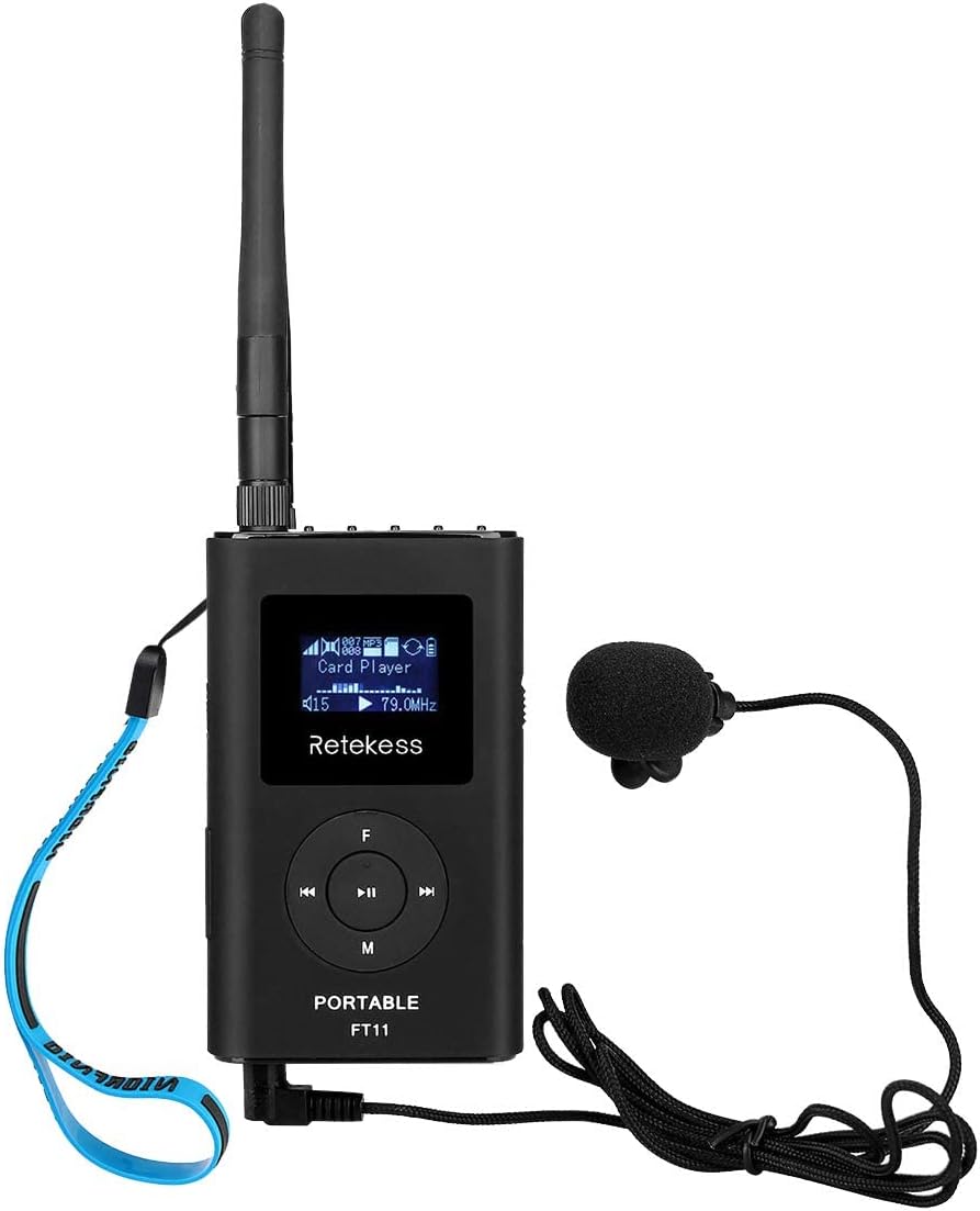 FM Transmitter with Microphone and Antenna P666