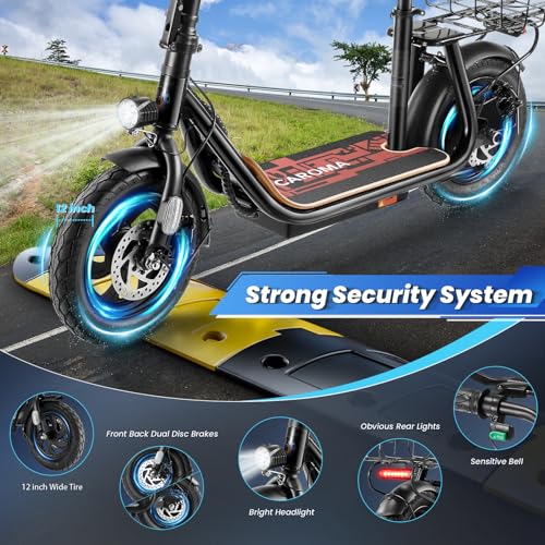 800W/1200W Foldable Electric Scooter with Seat Z949405
