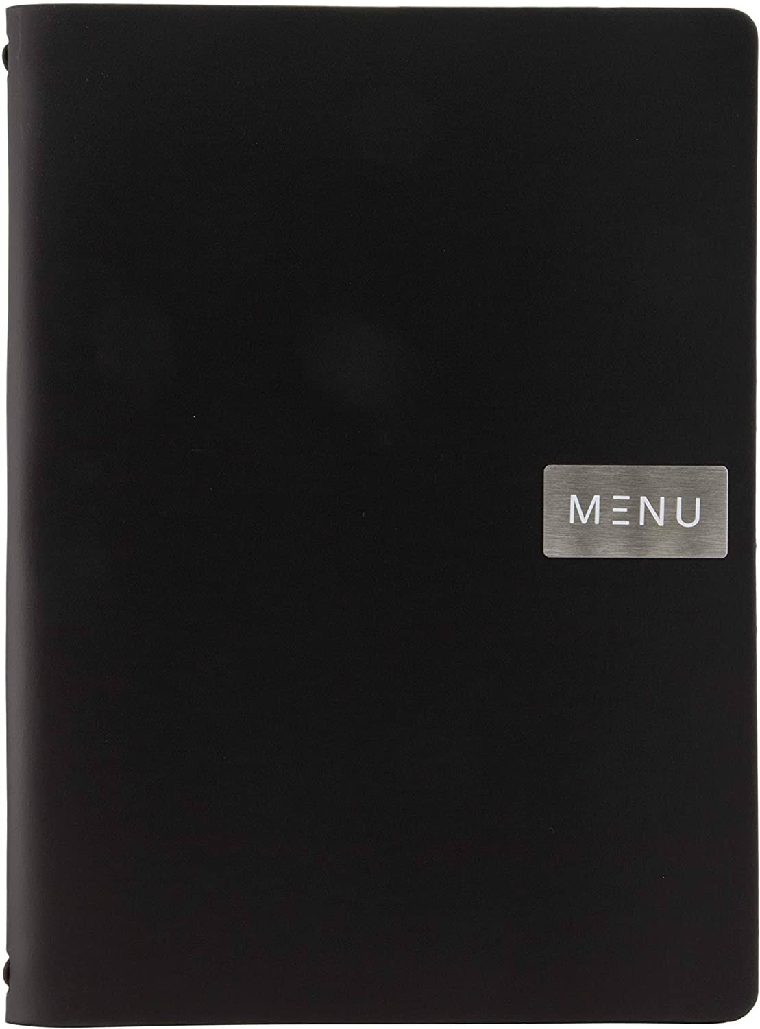 Black Leather Menu Holder Y453283