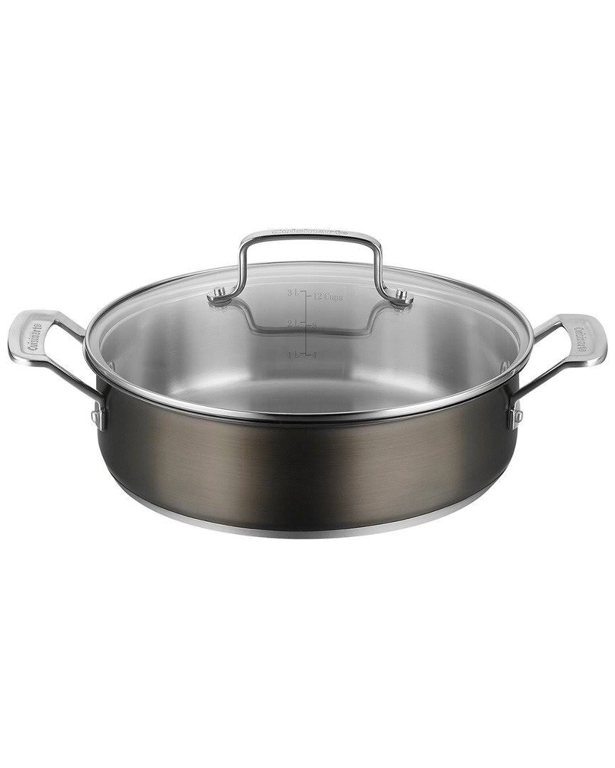 Black Stainless 4-qt Casserole V111