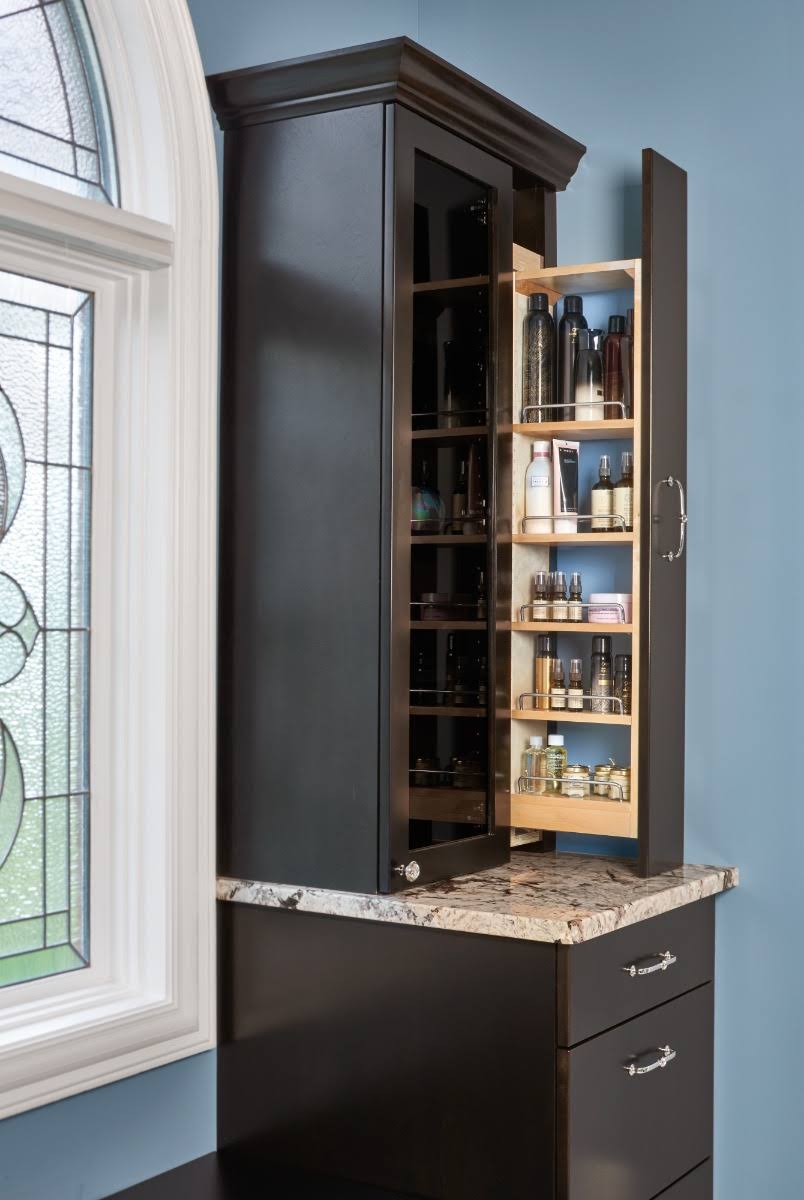 6 in. W x 42 in. H Pull-Out Between Cabinet Wall Filler with Soft-Close P99450
