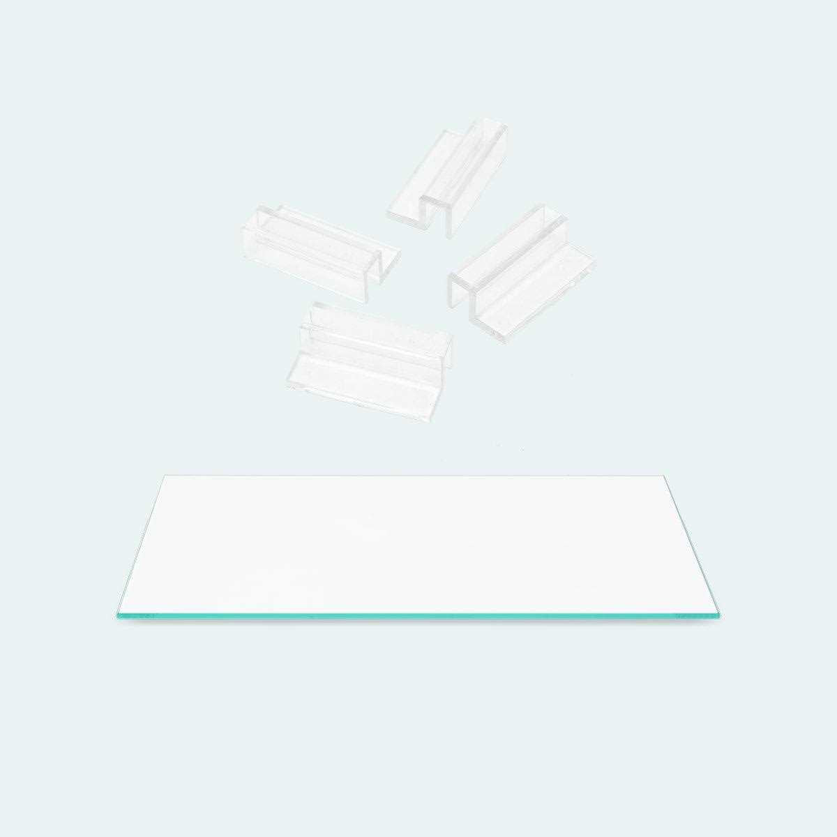 Rimless Tank Glass Lid with Clips V226291