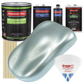 Frost Blue Metallic Low VOC Urethane Basecoat Clearcoat Car Auto Paint Medium Gallon Kit F692