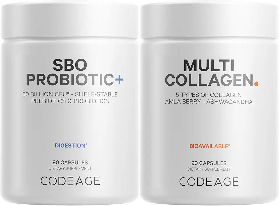 Multi Collagen Protein Capsules with Probiotic Blend V43379