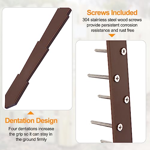 6 Pack Fence Post Repair Stakes Spikes Kit E820