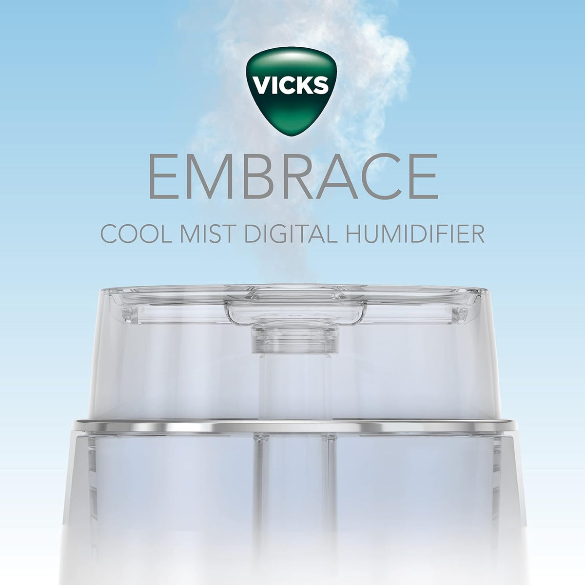 White Cool Mist Top Fill Humidifier Q9755