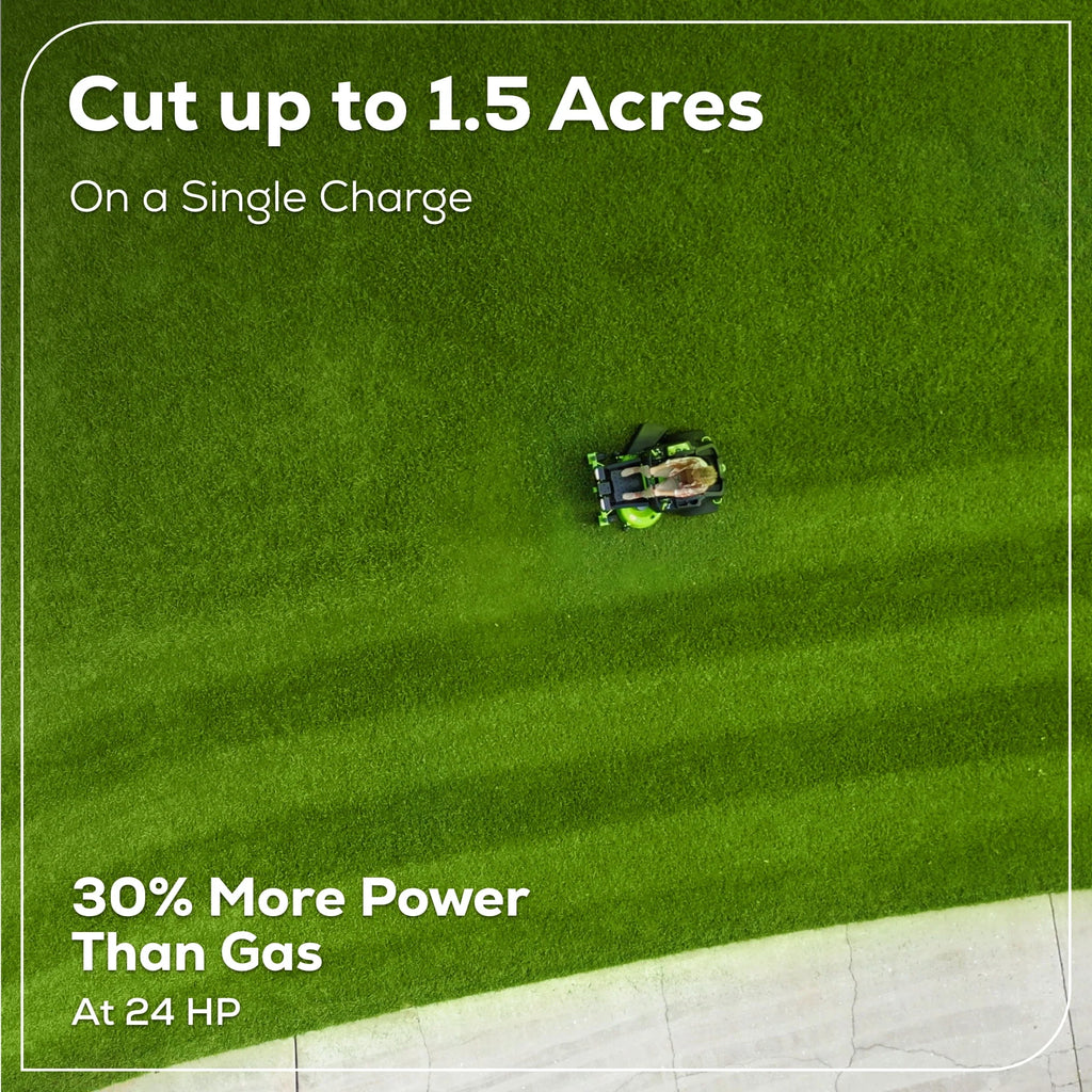 60V 42” Electric Zero Turn Mower with 8 Ah Batteries A4952