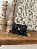 Black Clutch With Chain P9460