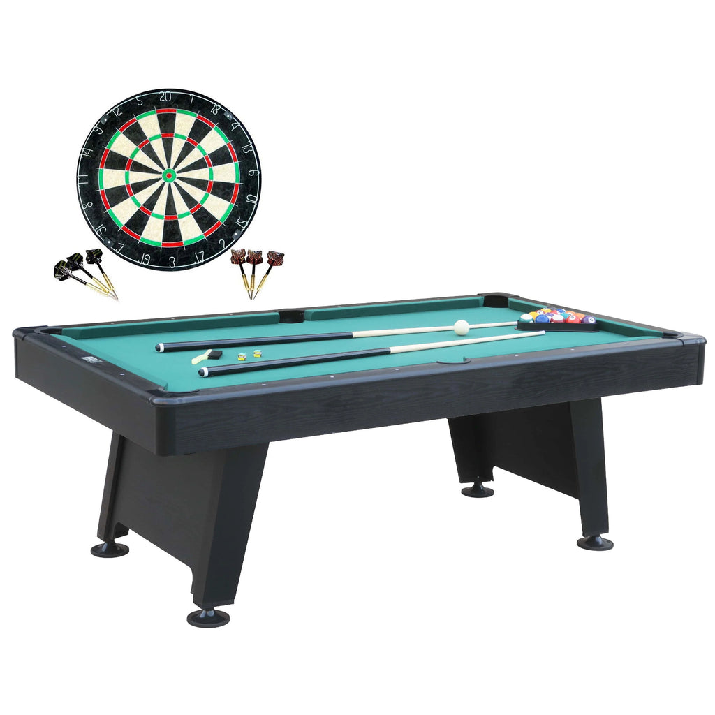 84 Arcade Pool Table with Dartboard Set S403
