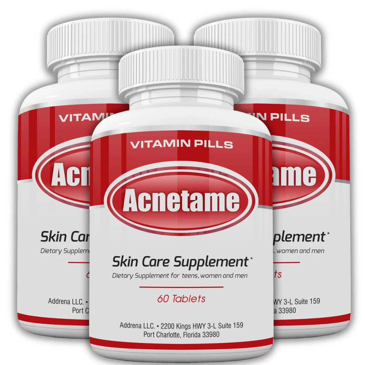 180 Count Clear Skin Supplements S3703