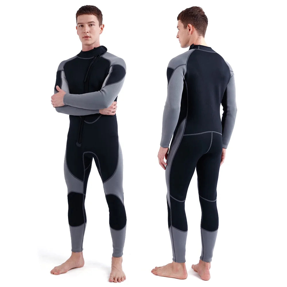 3mm Neoprene Front Zip Full Body Diving Suit V4845