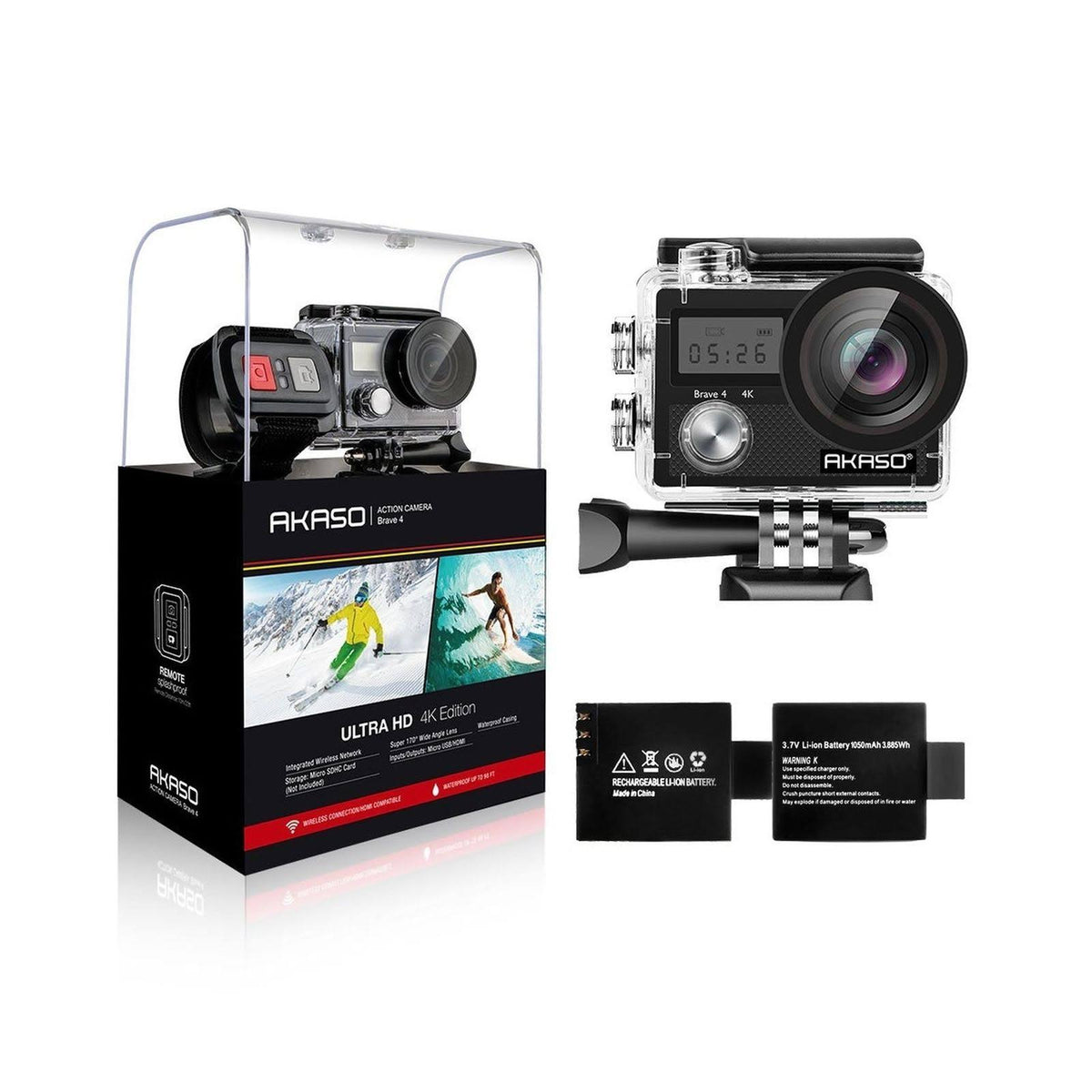 4K 20MP WiFi Action Camera with EIS I78711