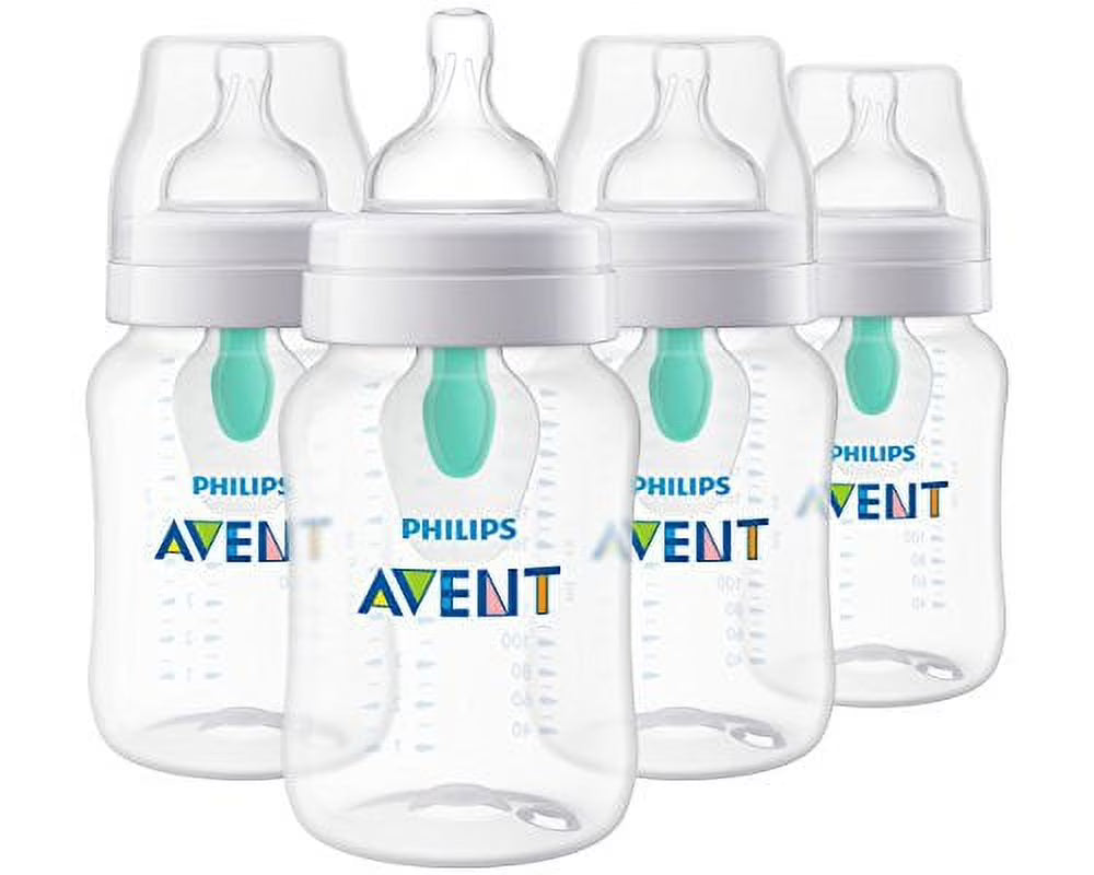 Clear 9oz Anti-colic Baby Bottle 4pk N724