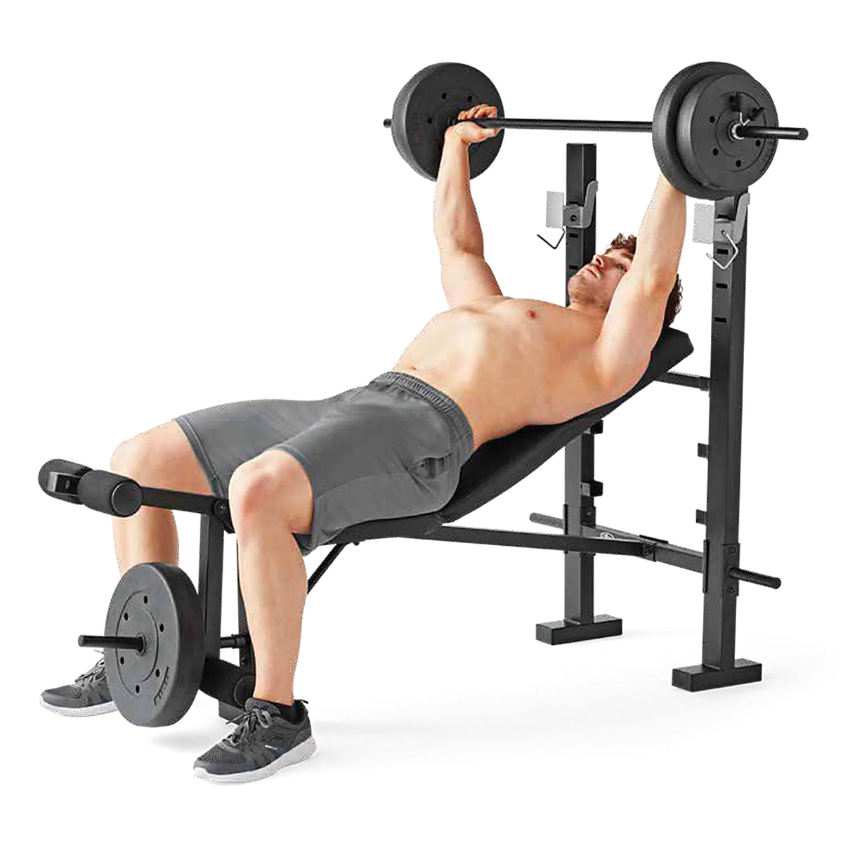 Bench & Rack Combo with Leg Press E178033
