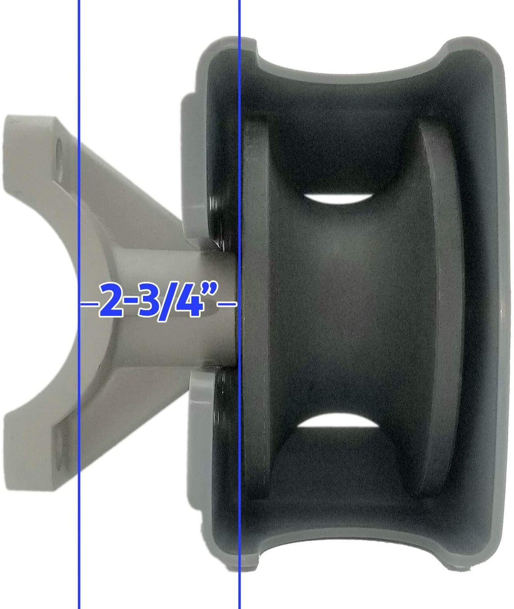 Nylon Sliding Gate Rollers for Round Post, Pack of 4 B215946