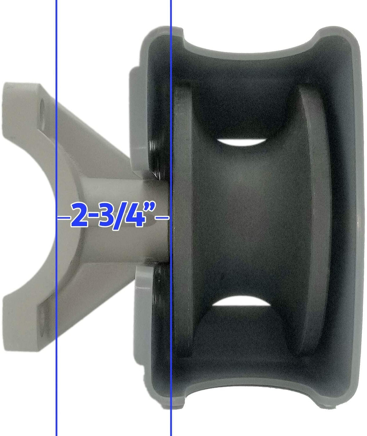 Nylon Sliding Gate Rollers for Round Post, Pack of 4 B215946