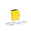 Medium Yellow Wall Case with Label Kit, 1 Shelf Y818098