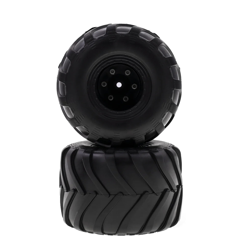 Black Rubber Car Tires 4PCS 72*49mm H302