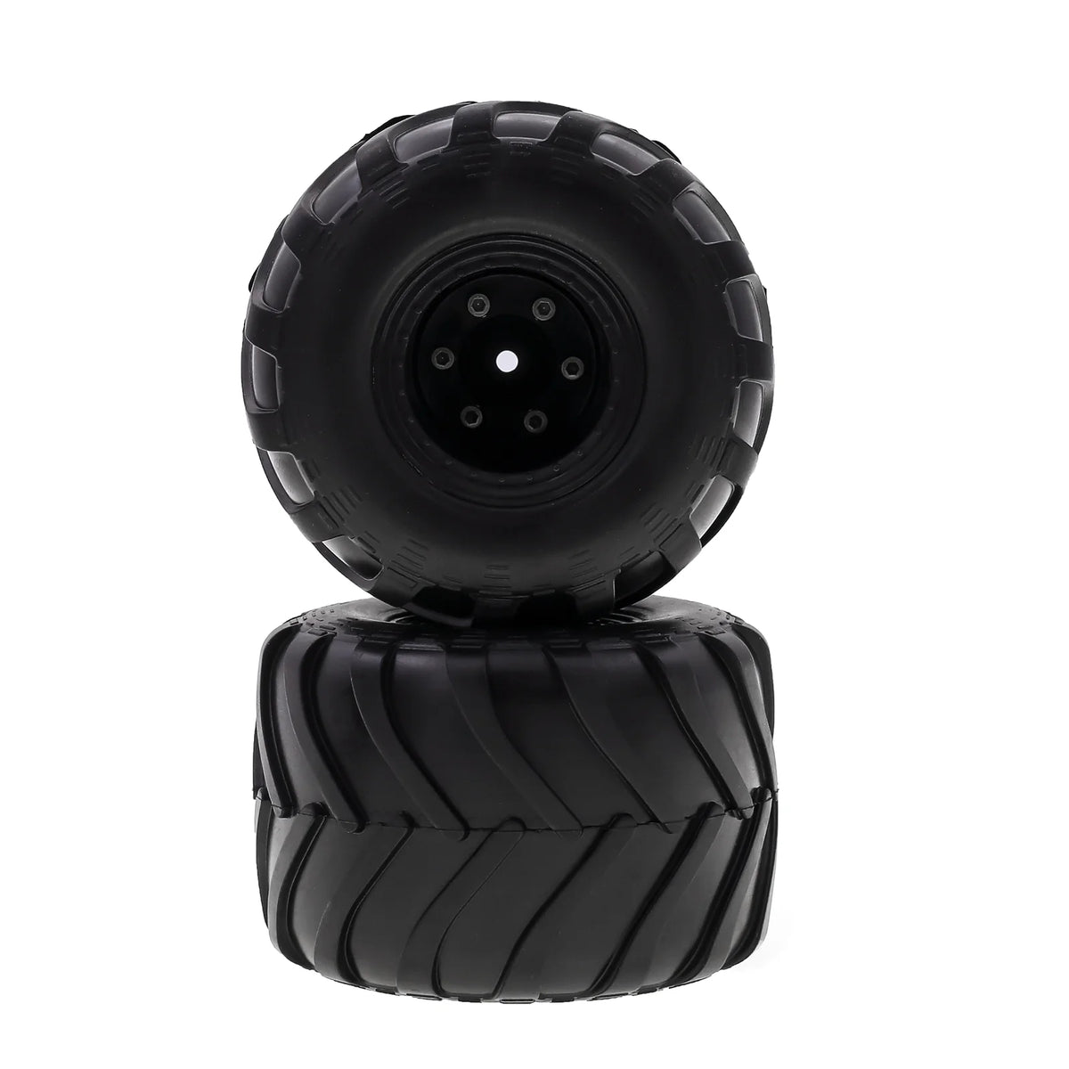 Black Rubber Car Tires 4PCS 72*49mm H302