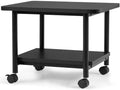 Black 2-Tier Rolling Printer Stand C528915