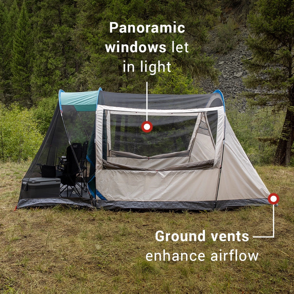 4-Person Cabin Tent with Screen Porch B4088