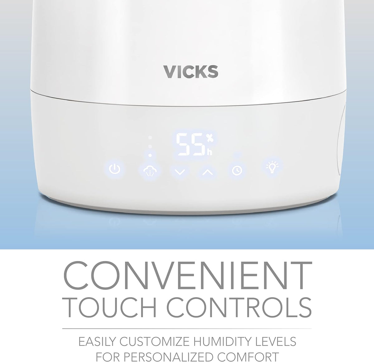 White Cool Mist Top Fill Humidifier Q9755