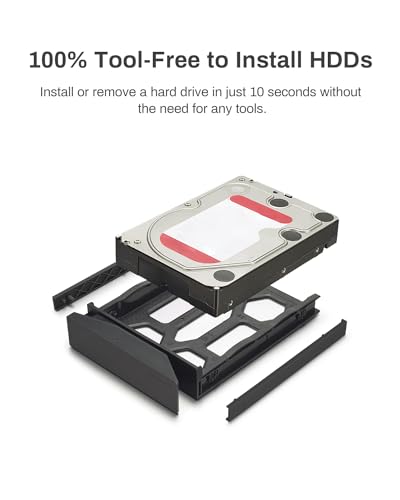 4 Bay USB 3.2 Gen2 Type-C External Hard Drive Enclosure T46605
