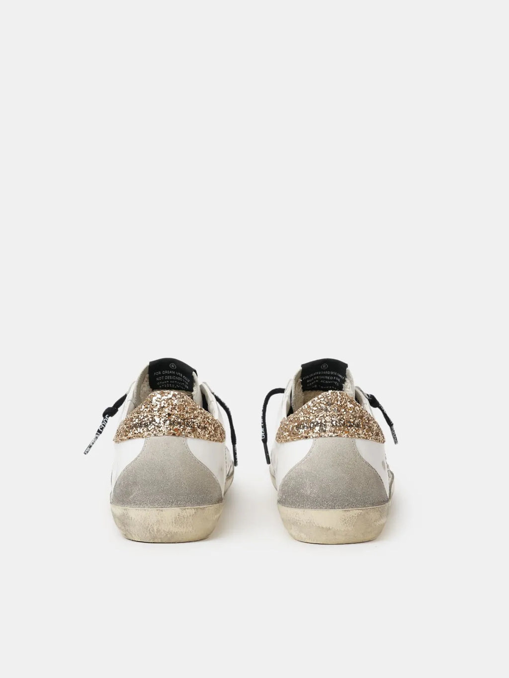White Leather Sneakers with Heel Tab C97086