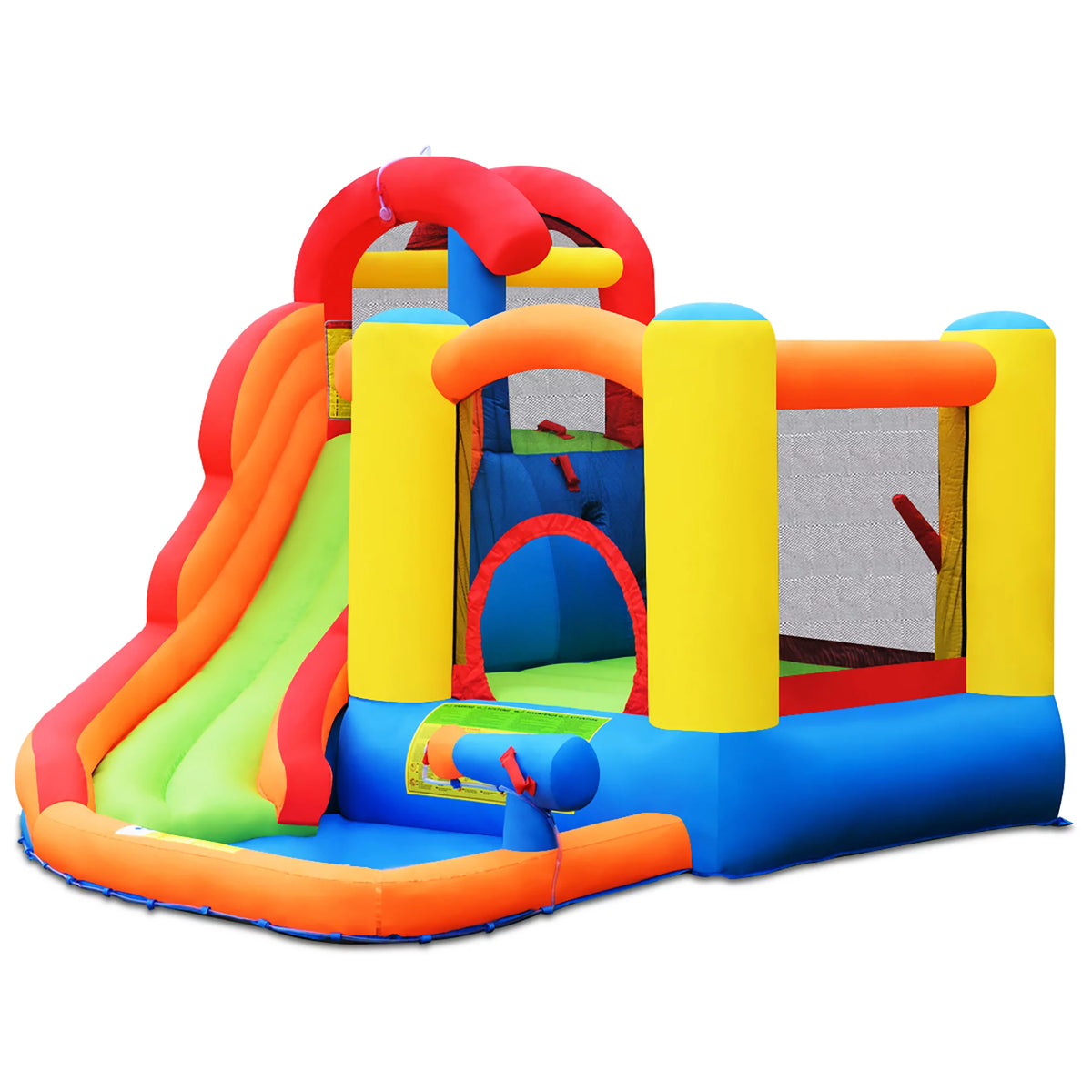 Inflatable Bounce House Water Slide with Splash Pool G2465