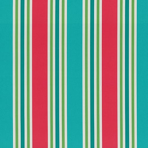 Stripe Indoor/Outdoor Tufted Chair Seat Cushion with Ties, 2 Count X91072