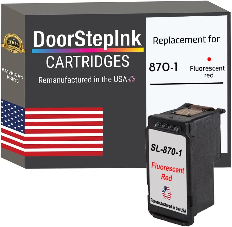 Fluorescent Red Ink Cartridge for Pitney Bowes SendPro Mailstation P73280