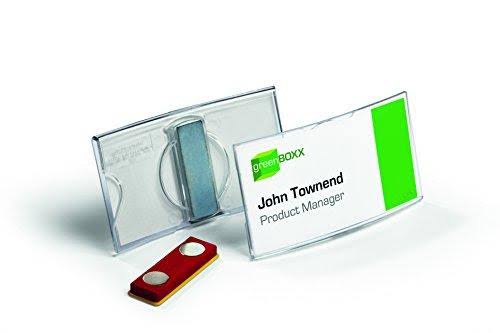Convex Name Badge with Magnet - 25/Box U22840