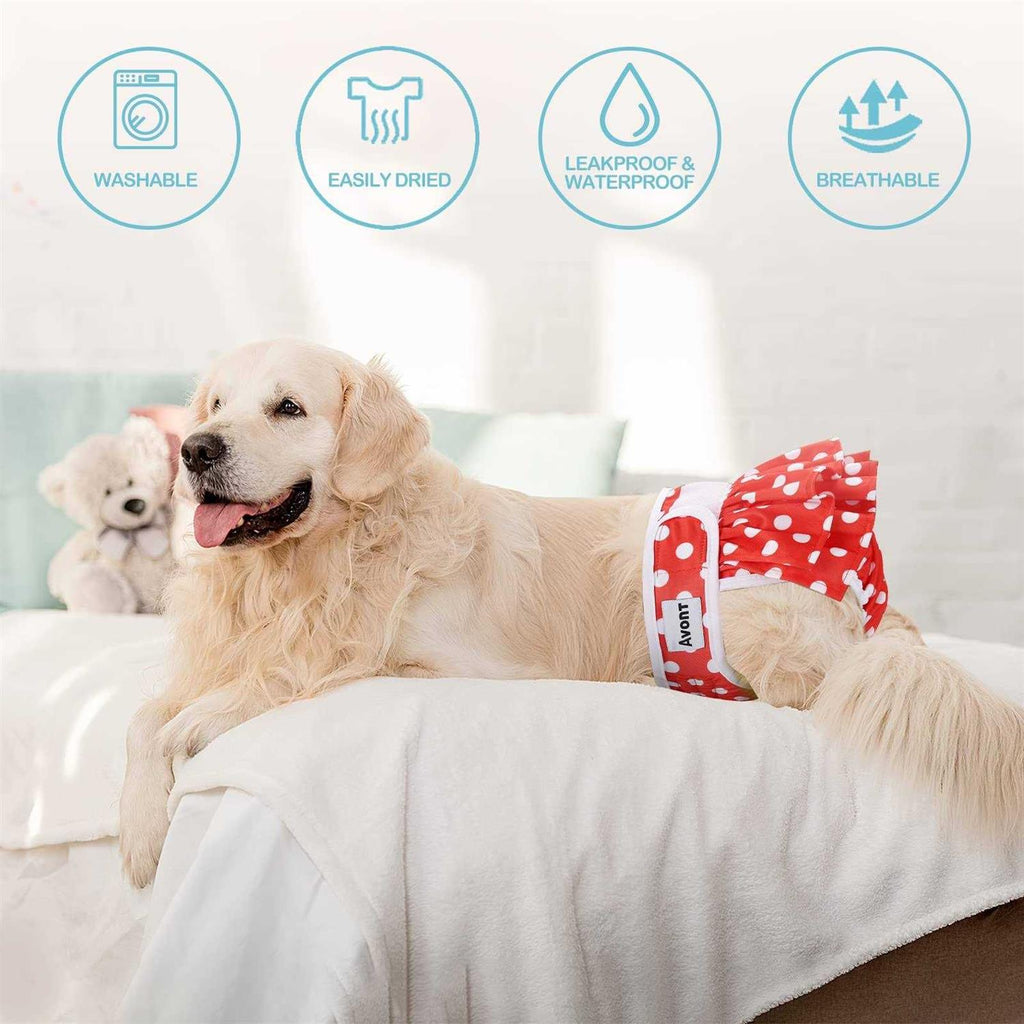 3 Pack Washable Reusable Dog Diapers C262887