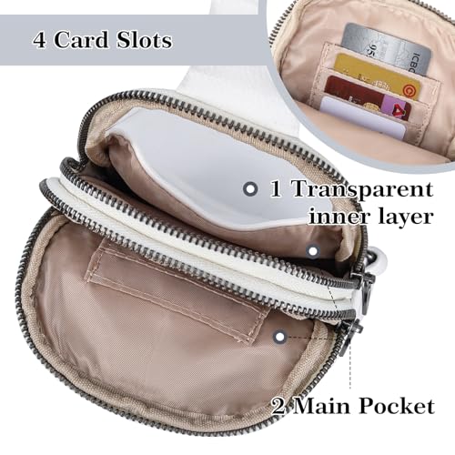 Small Crossbody Sling Bag Touchscreen Fanny Pack Y9412