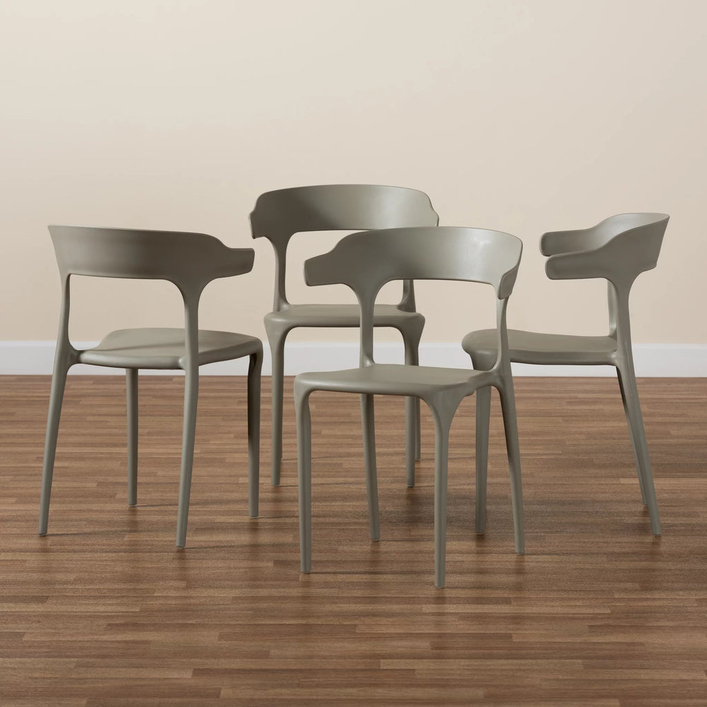 Beige Dining Chair Set of 4 V954183