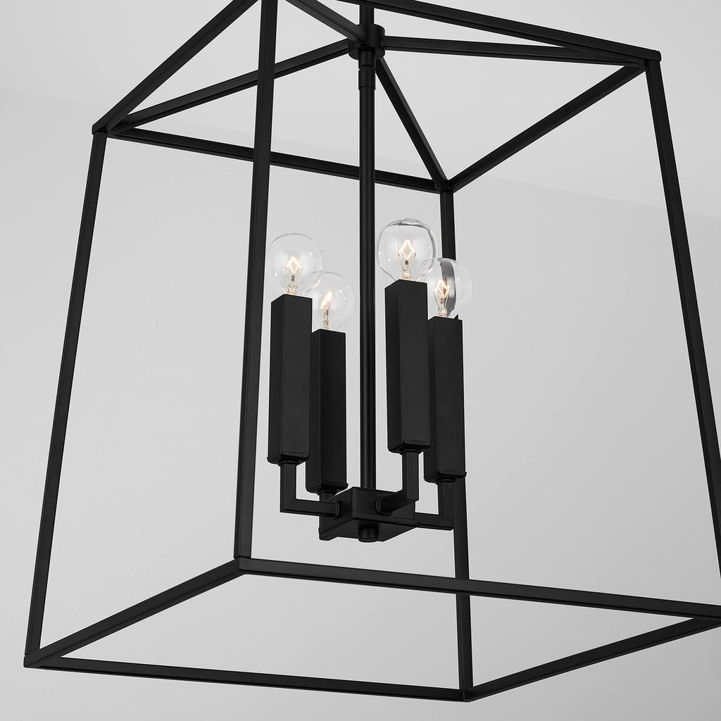 4 Light Foyer Matte Black R110087