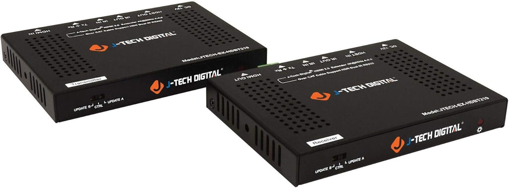 HDMI Extender by Single Cat 5E/6/7 up to 200ft with Dual IR and EDID Support Pack of 2 X2856