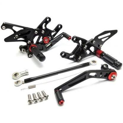 Fully Adjustable Rearset - Black P1817