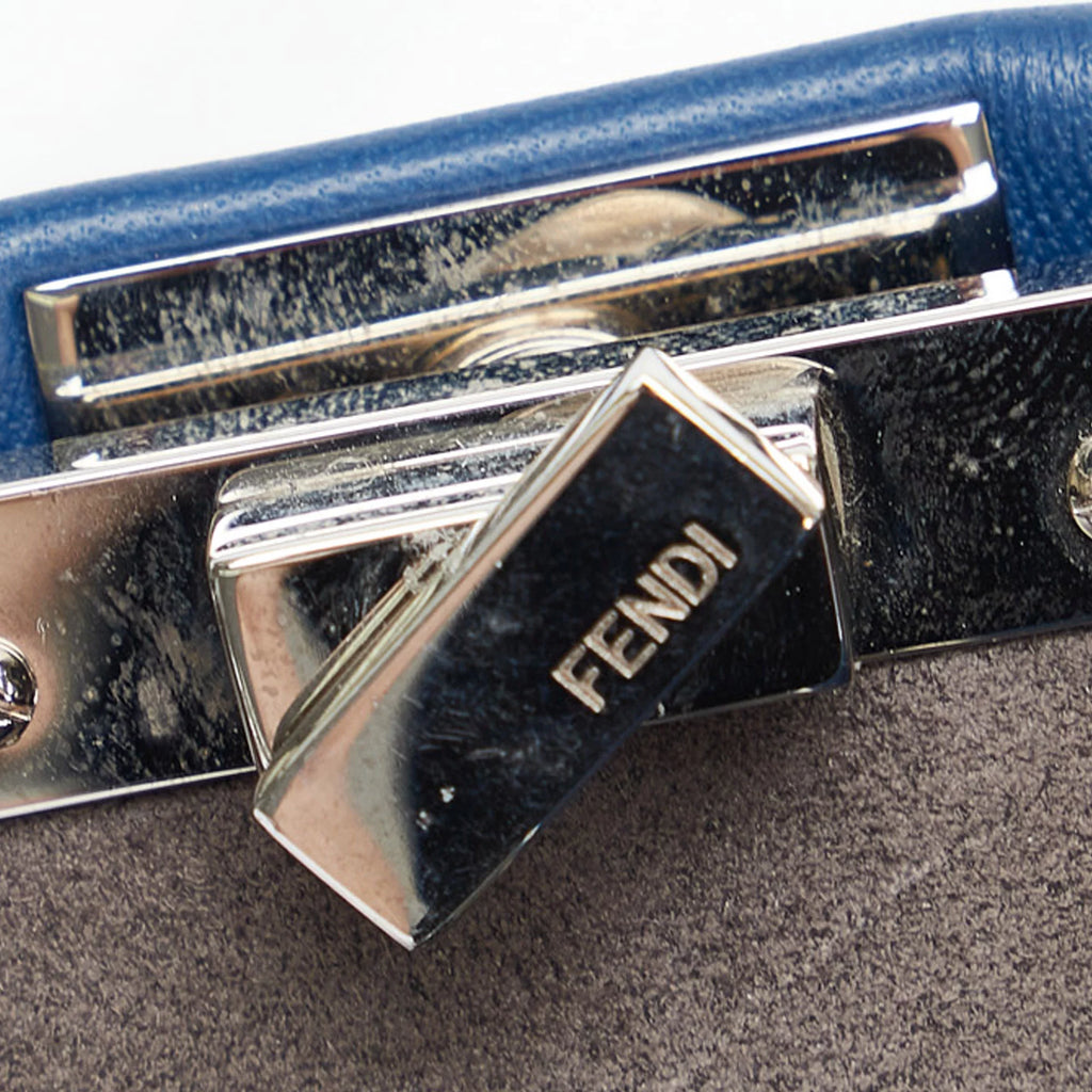 Blue Calf Leather Satchel S50016