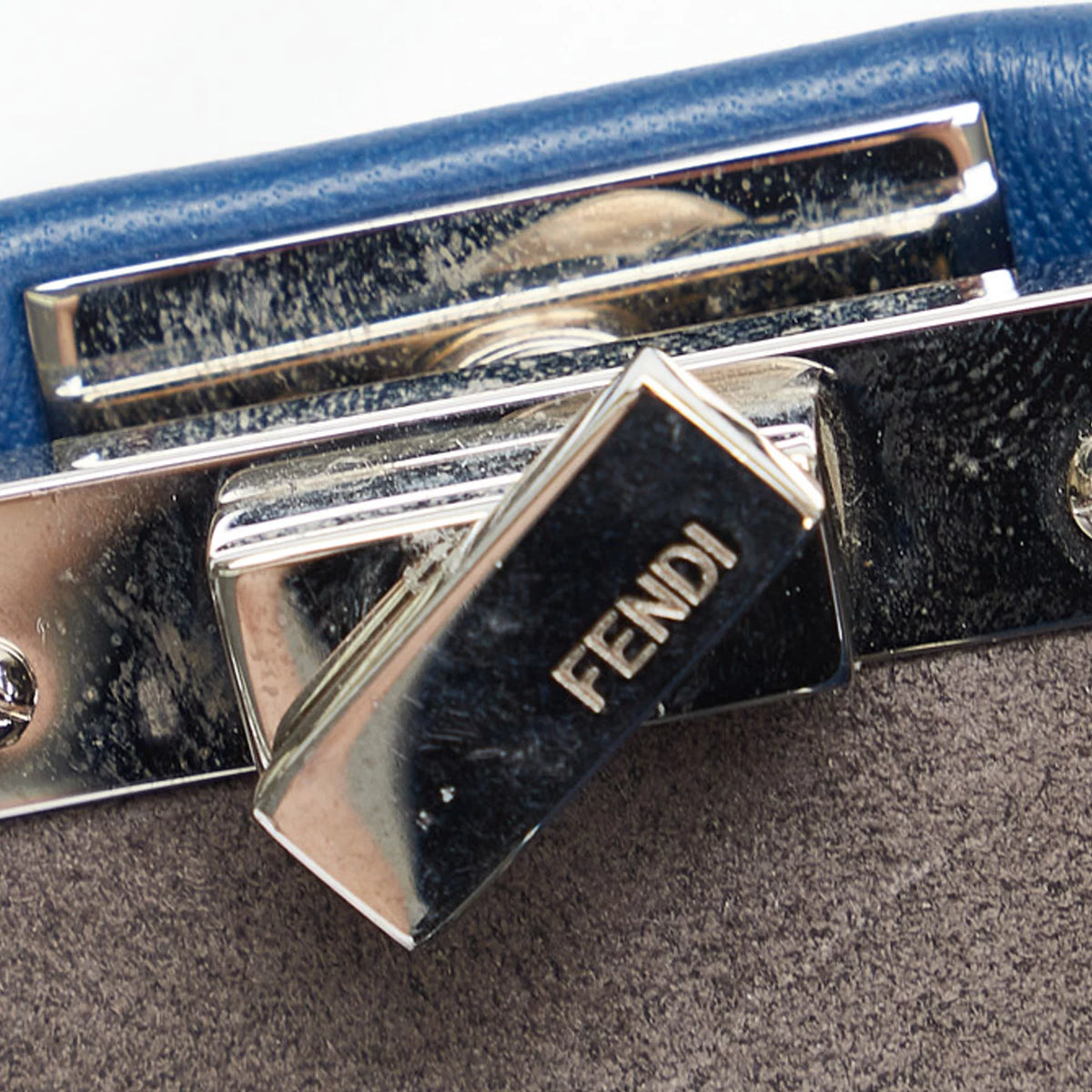 Blue Calf Leather Satchel S50016