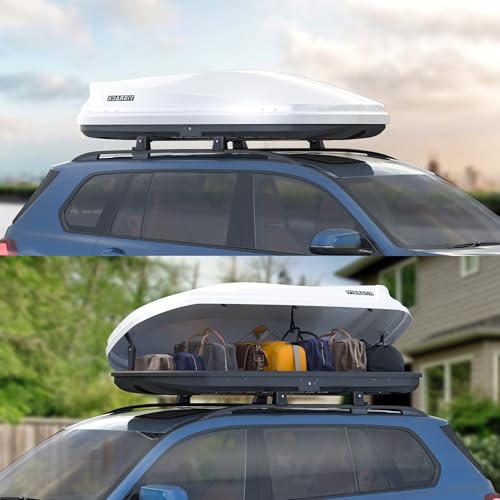 Heavy Duty Hard Shell Waterproof Rooftop Cargo Box, 62 x 31 x 15 Inches, 16 Cubic Feet N179240