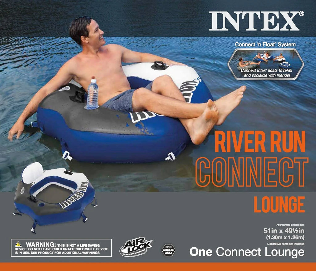 2 Pack 2 Person Floating Tube with Cooler Z57110