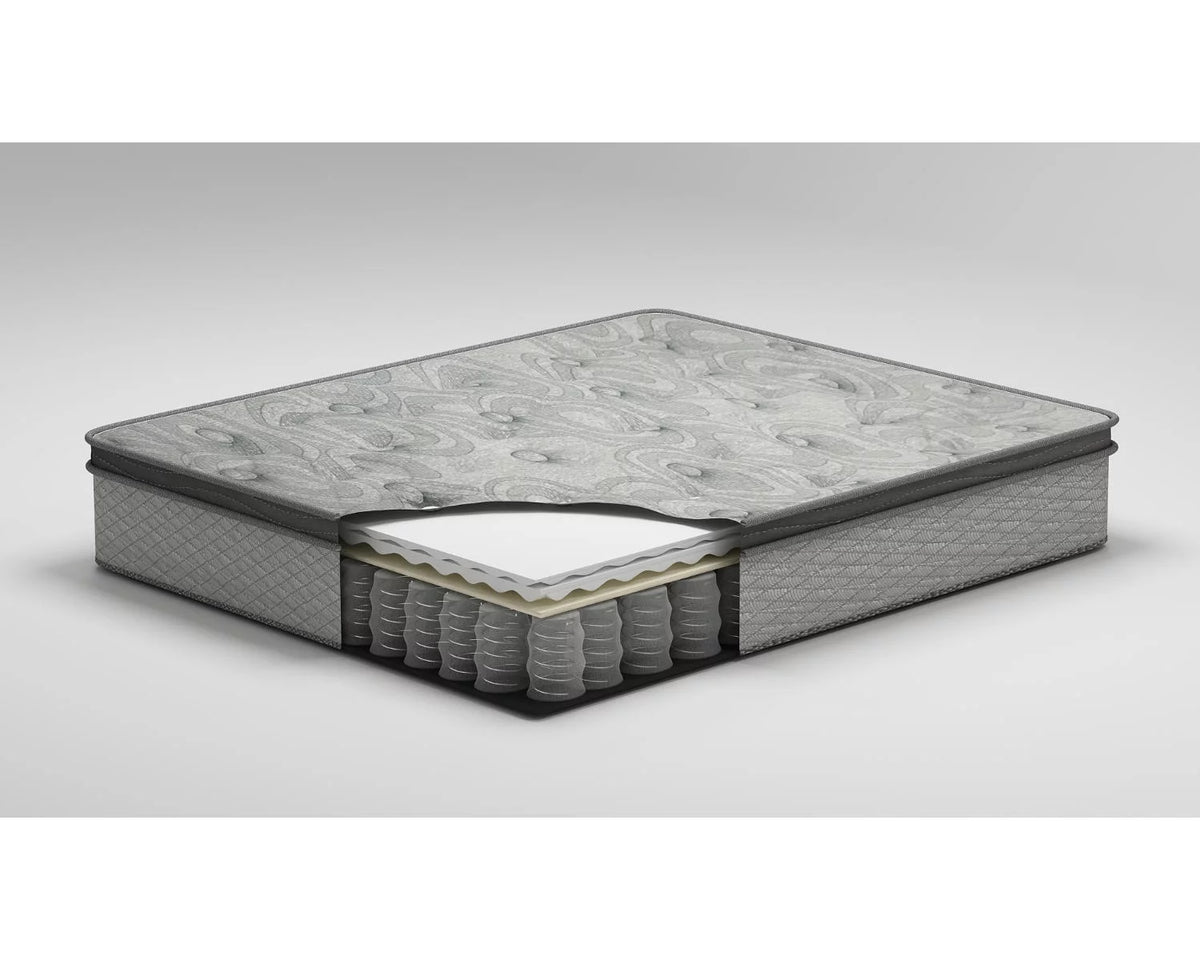 King Plush Hybrid Gel Memory Foam Mattress I82824