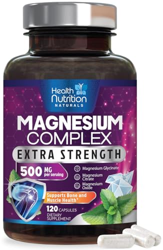 Magnesium Complex Supplement 500mg 120 Capsules O91809
