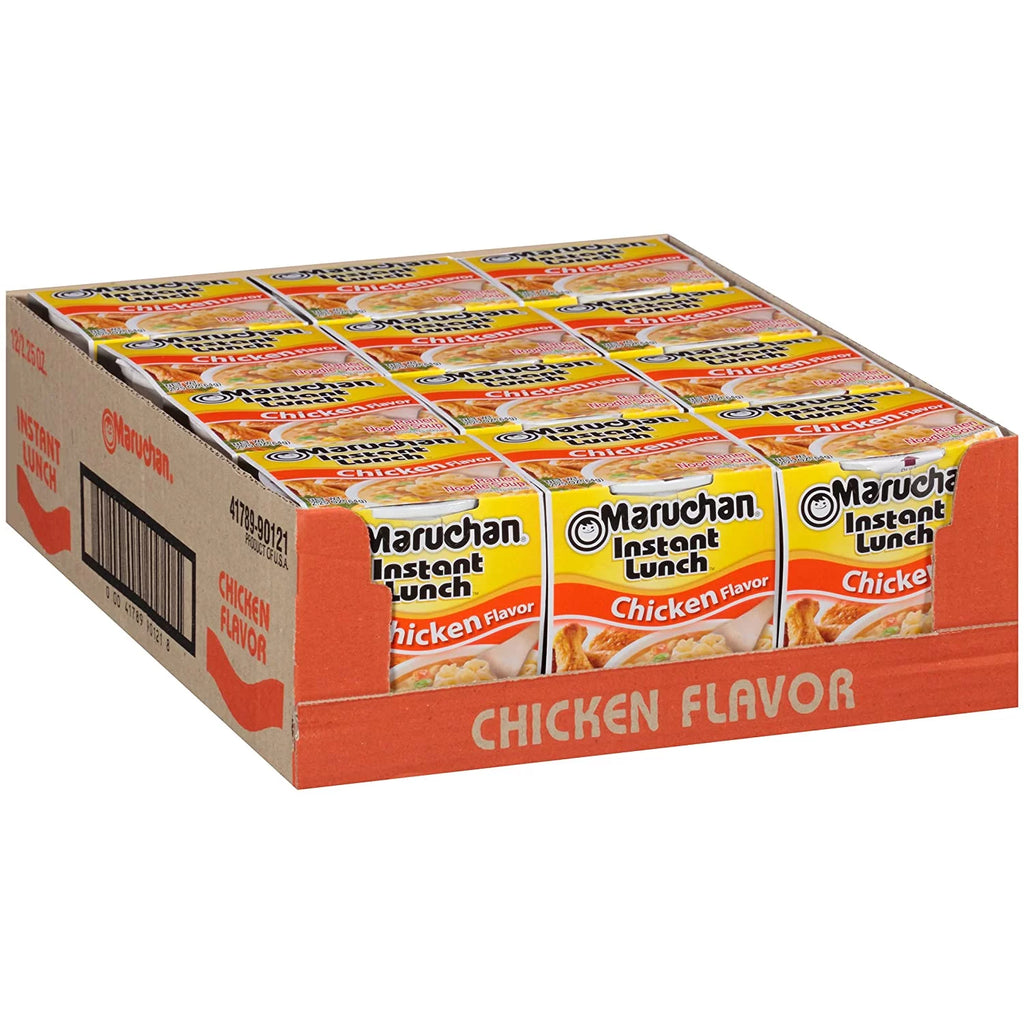 24 Count Instant Ramen Cup Noodles, 12 Beef & 12 Chicken V294042