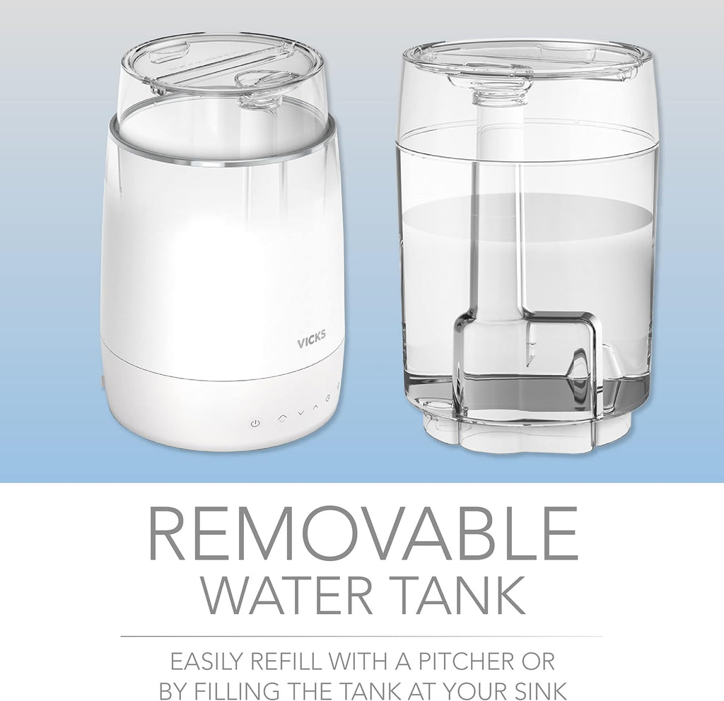 White Cool Mist Top Fill Humidifier Q9755