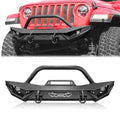 Front Bumper with LED Lights, 2 x D-Rings, Winch Plate H88874