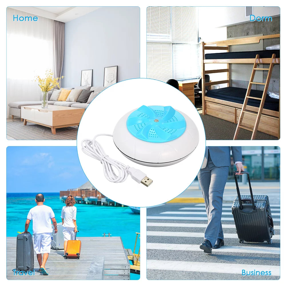 Portable Washing Machine 1 kg Rotating Washer with USB Cable P32571
