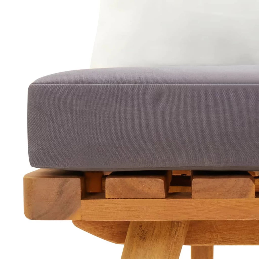 Acacia Wood Patio Chair with Cushions N7125